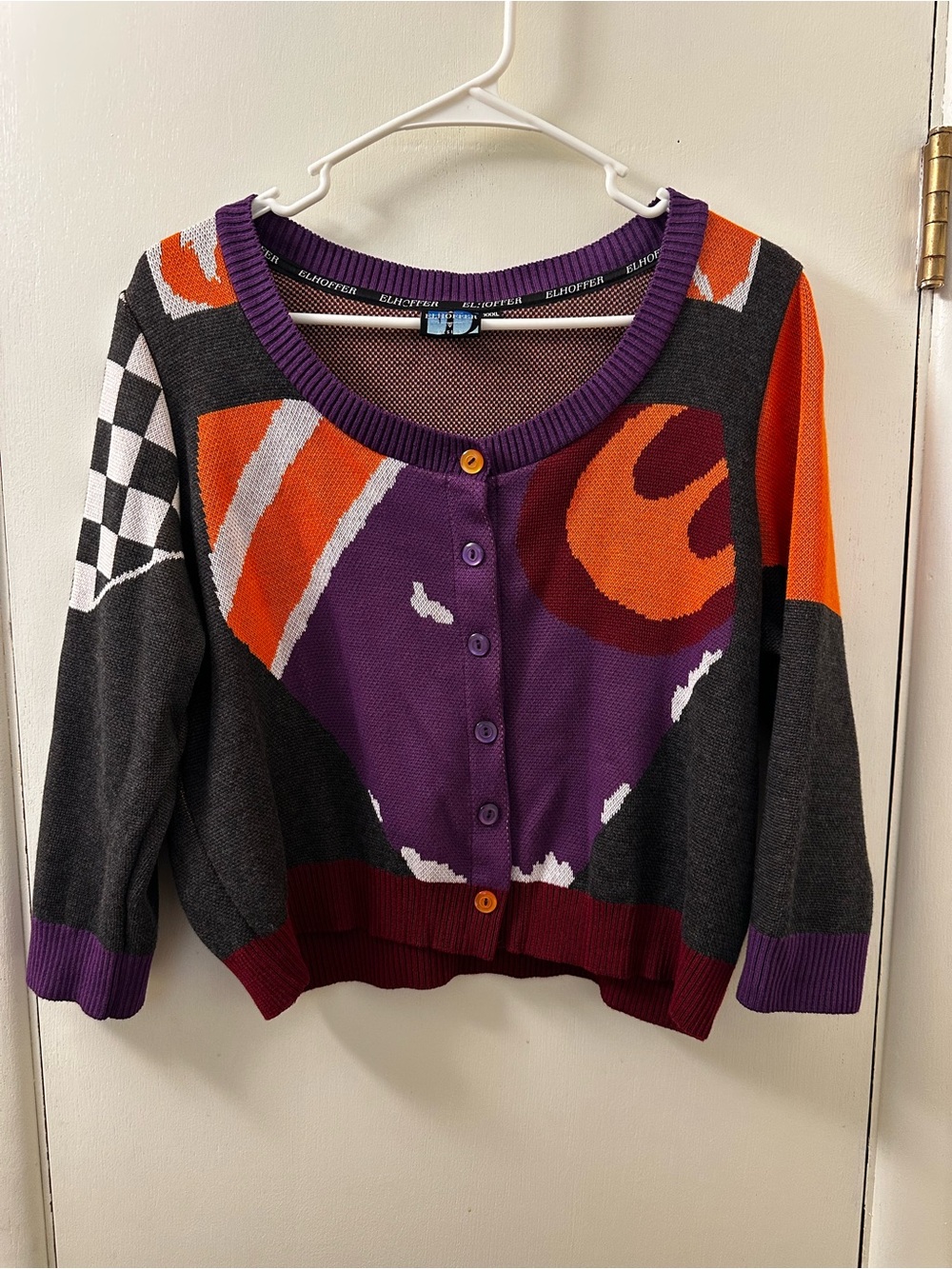 Elhoffer Design Cardigan XXXL Colorblock Sweater
